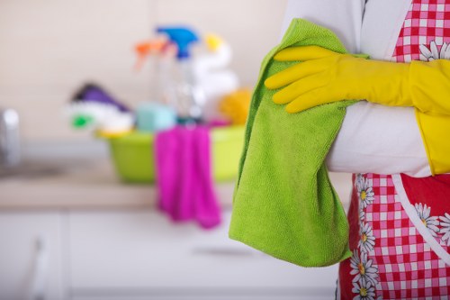 Specialized cleaning tools used in commercial facilities