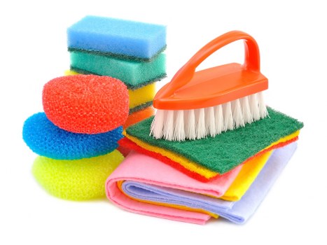Eco-friendly cleaning supplies used for Airbnb cleaning