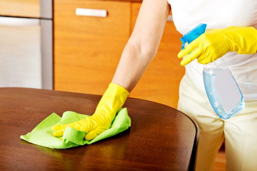Commercial one off cleaning in an office space